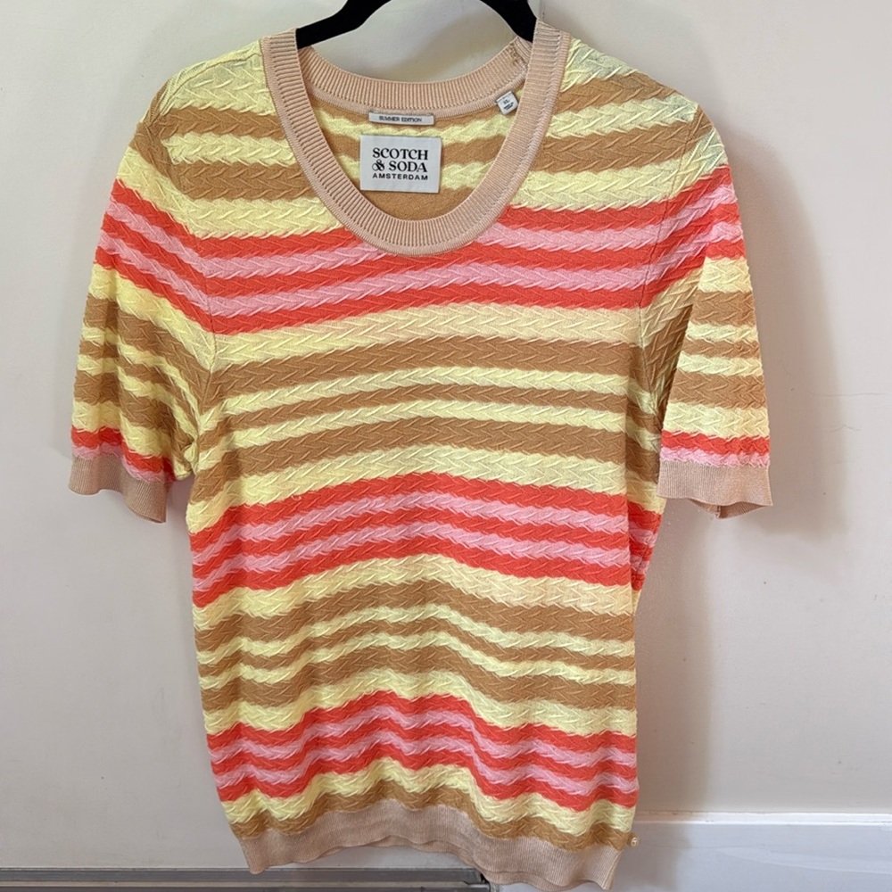 Scotch & Soda short sleeve summer sweater, New without tags.